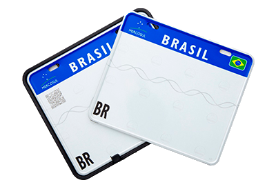 Placa Mercosul Motocicleta